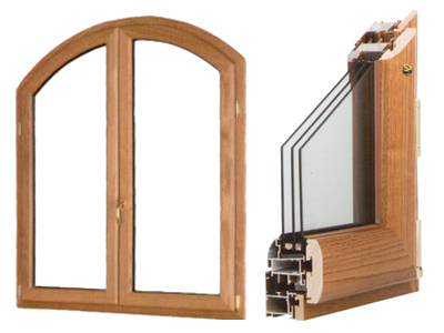 Finestra Alluminio più legno